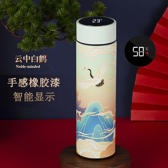 Temperature Display Thermos Bottle Cup