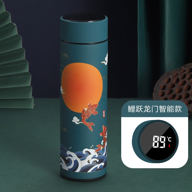 Temperature Display Thermos Bottle Cup