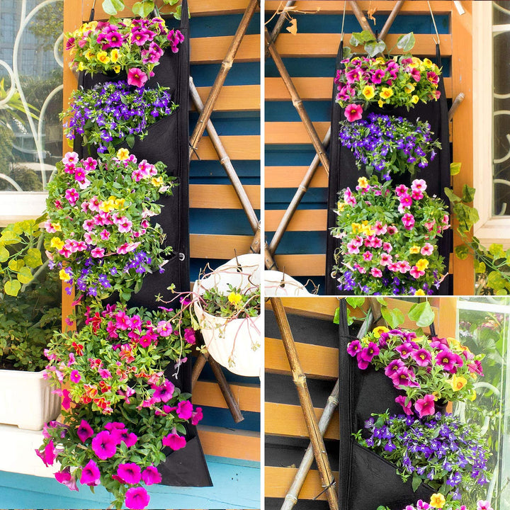 NEW DESIGN Vertical Hanging Garden Planter Flower Pots