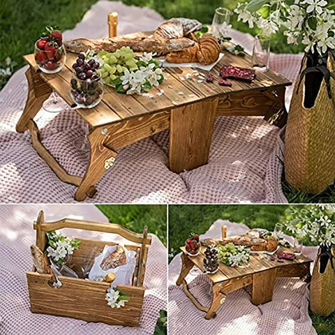 Folding Picnic Basket / Table - Limited