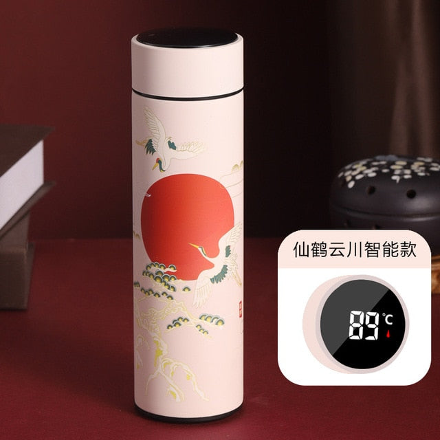 Temperature Display Thermos Bottle Cup